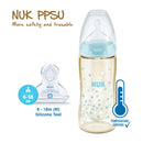Nuk Premium Choice PPSU Temperature Control Bottle with Silicone Teat 300ml Less Colic - Stars