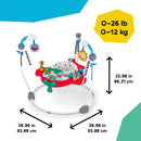 Kids II Baby Einstein Ocean Explorers Airplane Adventure 2-in-1 Activity Jumper, Ages 6+ Months