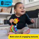 Kids II Baby Einstein Cals Connectors Sensory Toy with Links, Ages 0+ Months