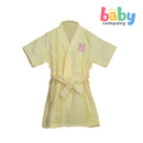 Baby Martel Bathrobe Cow - Soft Maize