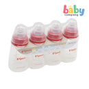 Pigeon 4-Pack RPP Feeding Bottle 120ml - Red