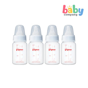 Pigeon 4-Pack RPP Feeding Bottle 120ml/4oz - White