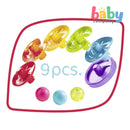 Kids II ABC Laugh & Learn 9-Piece Rainbow Drop Tower