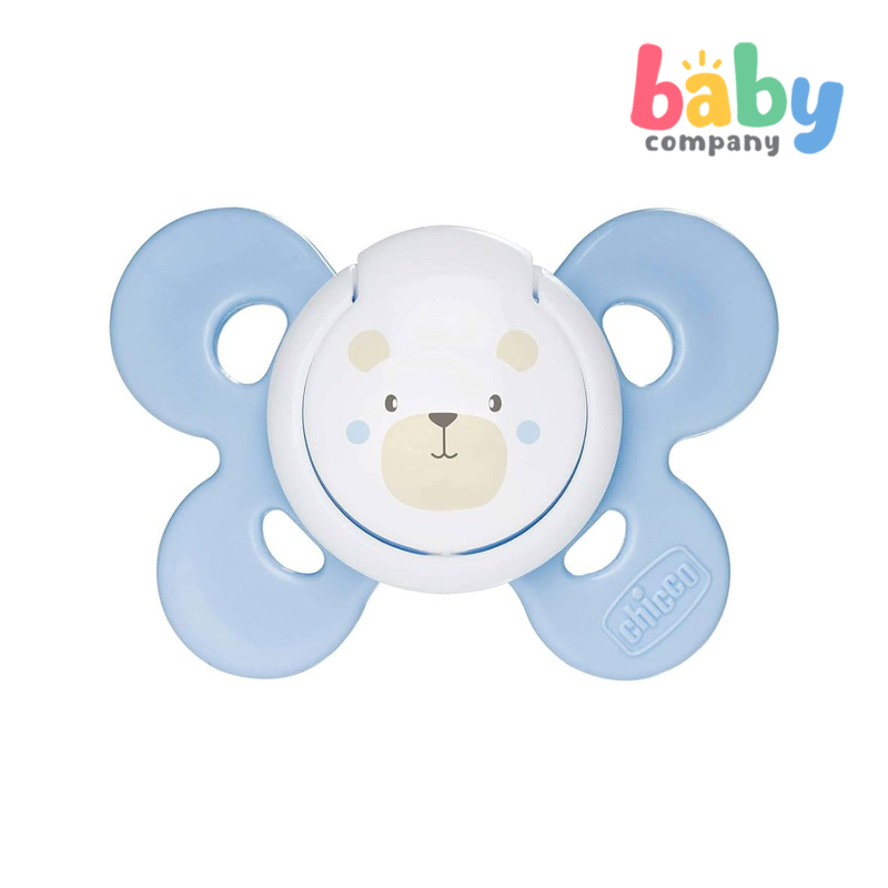 Chicco Physio Comfort Soother Pacifier (With Storage Case) - Blue