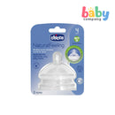 Chicco NaturalFeeling 2-Piece 4M+ Adjustable Flow Bottle Teat