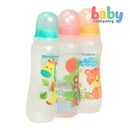 Bebeta 12oz Regular Neck Decorated Baby Bottle - Pack of 3