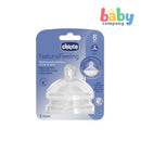 Chicco NaturalFeeling 2-piece 6M+ Food Flow Bottle Teats