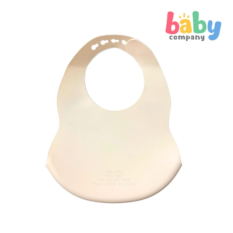 Peekaboo Silicone Bib - Cherry