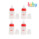 Pigeon 4-Pack RPP Feeding Bottle 120ml - Red