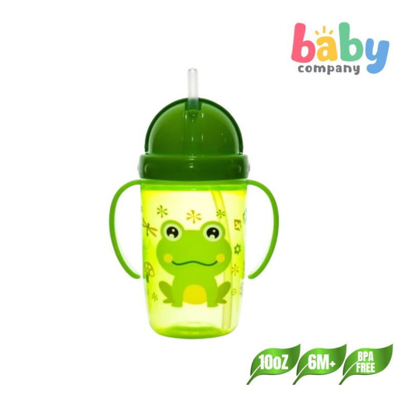 Coral Babies Sipper Cup with Silicone Straw Lid