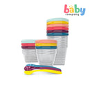 Babymoov Babybowls Multiset Airtight Food Storage Containers with Spoons