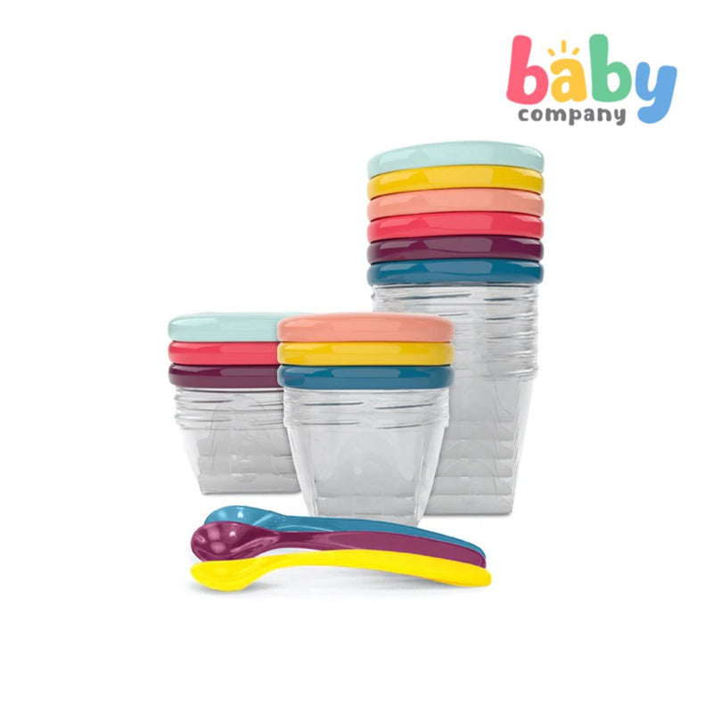 Babymoov Babybowls Multiset Airtight Food Storage Containers with Spoons