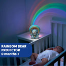 Chicco Rainbow Bear Projector with Lights & Calming Music 0m+ - Blue