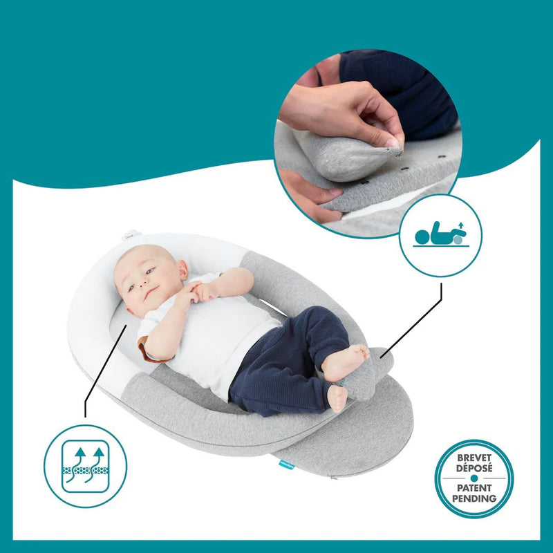 Babymoov Cloudnest Anti-Colic Newborn Lounger with Built-In Heating Pad