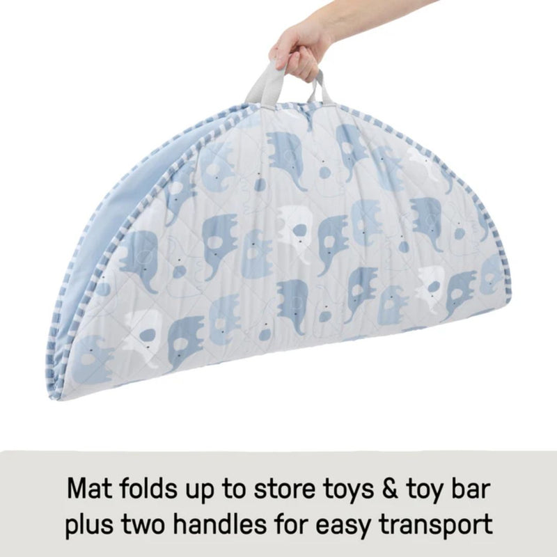 Kids II Ingenuity Cozy Spot Reversible Duvet Activity Gym - Elephant March