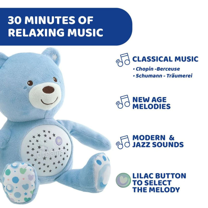 Chicco First Dreams Baby Bear - Blue