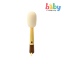 Peekaboo 2-in-1 Soft Sponge Bottle Brush - Brown