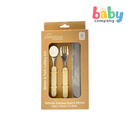 Peekaboo Stainless Spoon and Fork Cutlery Set - Nude