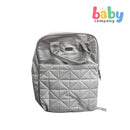 Feeme Baby Stylish Quilted Backpack - Light Gray