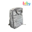 Feeme Baby Stylish Quilted Backpack - Light Gray