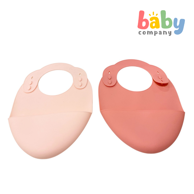 Peekaboo Silicone Bib Pack of 2