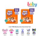 Hey Tiger Diaper Tape Small 70 Pads Jumbo Pack Bundle (2 Packs) + FREE 1 Mystery Zuru Coco Cones
