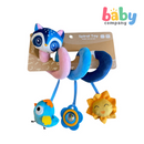 Peekaboo Spiral Toy - Raccoon, Blue