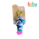 Peekaboo Hanging Rattle Toy - Raccoon, Blue