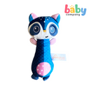 Peekaboo Vertical Rattle Toy - Raccoon, Blue
