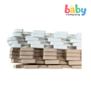 Baby Company 4pcs Puzzle Mats Set Beige and Cream - Big