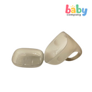 Peekaboo Pacifier Case - Elephant, Khaki