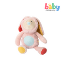 Baby Company Color Block Plush -Bunny, Dusty Pink