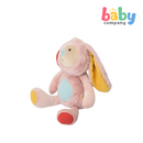 Baby Company Color Block Plush -Bunny, Dusty Pink