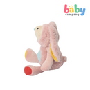 Baby Company Color Block Plush -Bunny, Dusty Pink