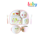 Peekaboo 5pc Melamine Tableware Feeding Set - Fairies