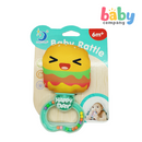 Little Sprout Soft Baby Rattle - Burger