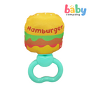 Little Sprout Soft Baby Rattle - Burger