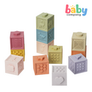Baby Company 12pcs Wheat Straw Soft Stacking Blocks