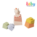 Baby Company 7pcs Baby Wheat Straw Soft Stacking Toys