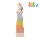 Baby Company 7pcs Baby Wheat Straw Soft Stacking Toys