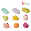 Baby Company 9pcs Wheat Straw Baby Bath Toy - Sea Creatures