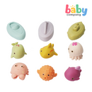 Baby Company 9pcs Wheat Straw Baby Bath Toy - Sea Creatures