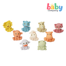 Baby Company 9pcs Wheat Straw Baby Bath Toy - Animals