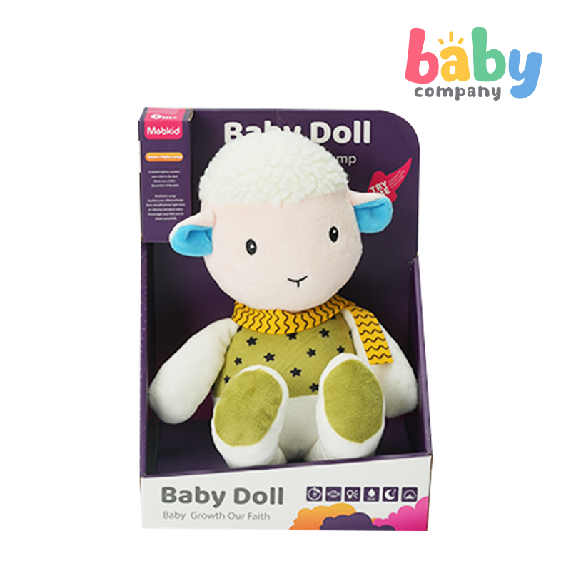 Baby Company Smart Baby Plush Soothes Night Light - Sheep