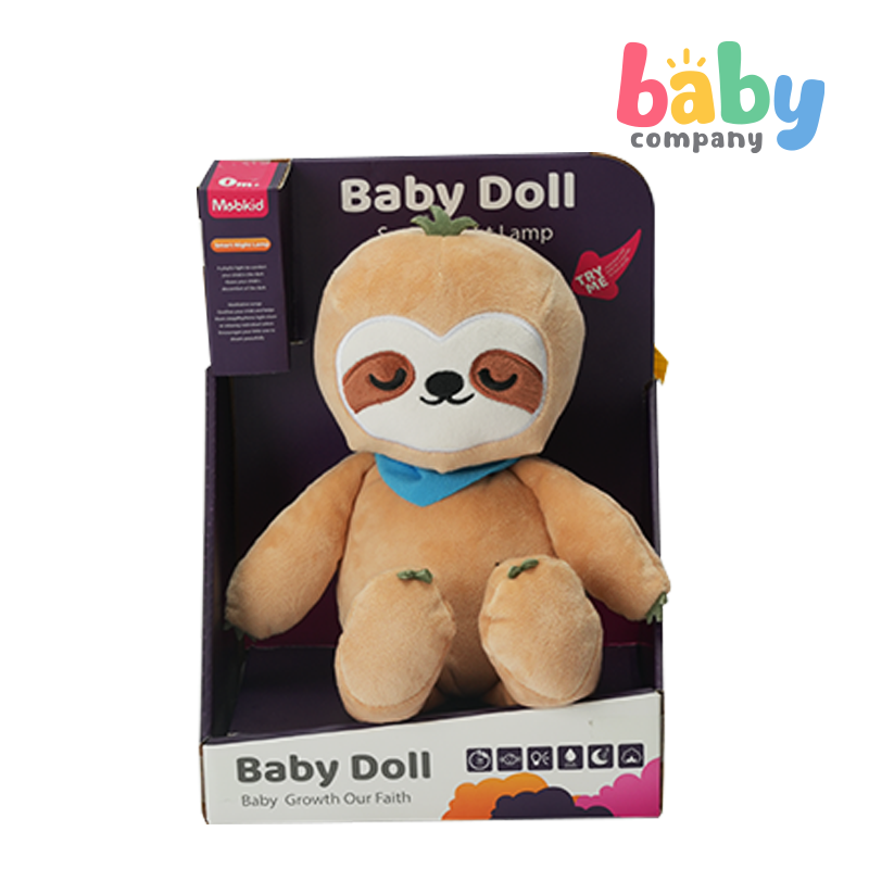 Baby Company Smart Baby Plush Soothes Night Light - Sloth