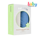 Pure Little 2pcs Muslin Hooded Baby Towel - Boy