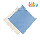 Pure Little 2pcs Muslin Hooded Baby Towel - Boy