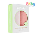 Pure Little 2pcs Muslin Hooded Baby Towel - Girl