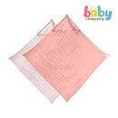 Pure Little 2pcs Muslin Hooded Baby Towel - Girl