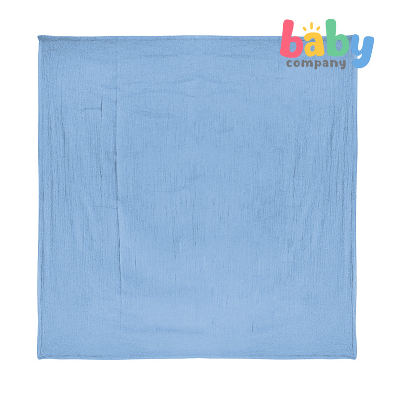 Pure Little Muslin Double Sided Blanket - Blue